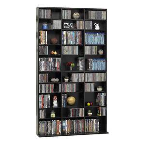 lot 5147 image: Atlantic - Oskar Wood Media Cabinet - Espresso