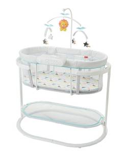lot 5155 image: Fisher-Price GYF57 Soothing Motions Bassinet, Windmill