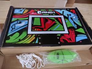 lot 5164 image: And1 Over The Door Mini Hoop - 18��x12�� Pre-assembled Portable Basketball Hoop...