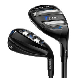 lot 5180 image: NEW Cobra T-Rail Combo Iron Set 4 Hybrid, 5-PW Graphite Regular Flex