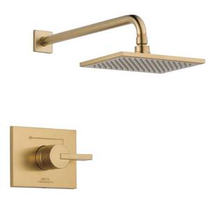 lot 29 image: Delta Vero Monitor 14 Series Shower Trim, Champagne Bronze