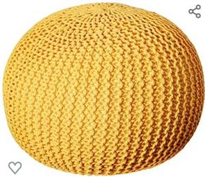 lot 20570 image: Yellow Pouf