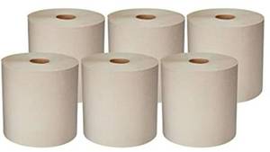 lot 20580 image: Kraft Hard Rolls Towels 6 Rolls