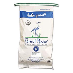 lot 20610 image: Great River Organic Milling, Specialty Flour, Barley Flour, Stone Ground, Organic, 25-pounds (Pack of 1)