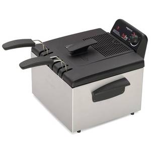 lot 20716 image: Presto Dual ProFry Immersion Element Deep Fryer