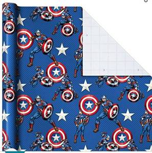 lot 20735 image: HALLMARK HEAVY-WEIGHT GIFT WARP - AVENGERS- 2ROLLS