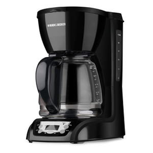 lot 20807 image: BLACKDECKER 12-Cup Programmable Coffeemaker, Black, DLX1050B