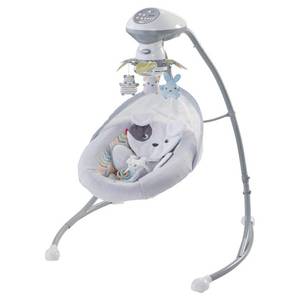 lot 20873 image: Fisher-Price Sweet Snugapuppy Cradle N Swing, Dual Motion Baby Swing