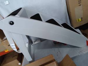 lot 13013 image: Grey Folding Pet Steps