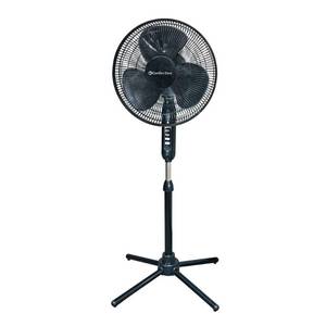 lot 13157 image: Comfort Zone 16 Pedestal Fan Oscillating Black