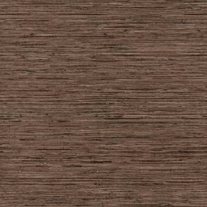 lot 13305 image: 4 RoomMates Grasscloth Brown Peel and Stick Wallpaper