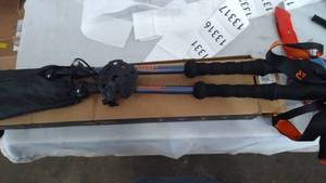 lot 13310 image: Retrospec High Point Trekking And Ski Poles Aluminum 6061 With Foam Grip - Ad...