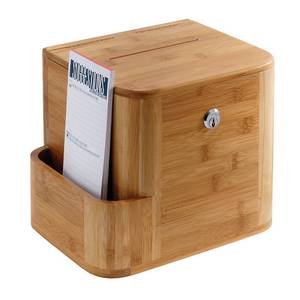 lot 44383 image: Safco Bamboo Suggestion Box