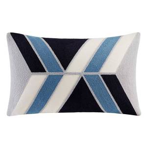 lot 44391 image: InkIvy Aero 12 x 20 Embroidered Abstract Oblong Decorative Pillow