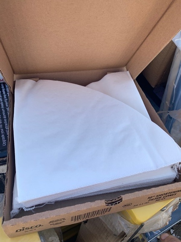 lot 110 image: 4 Cases of 50 Disco 10 Shortening Filter Cones