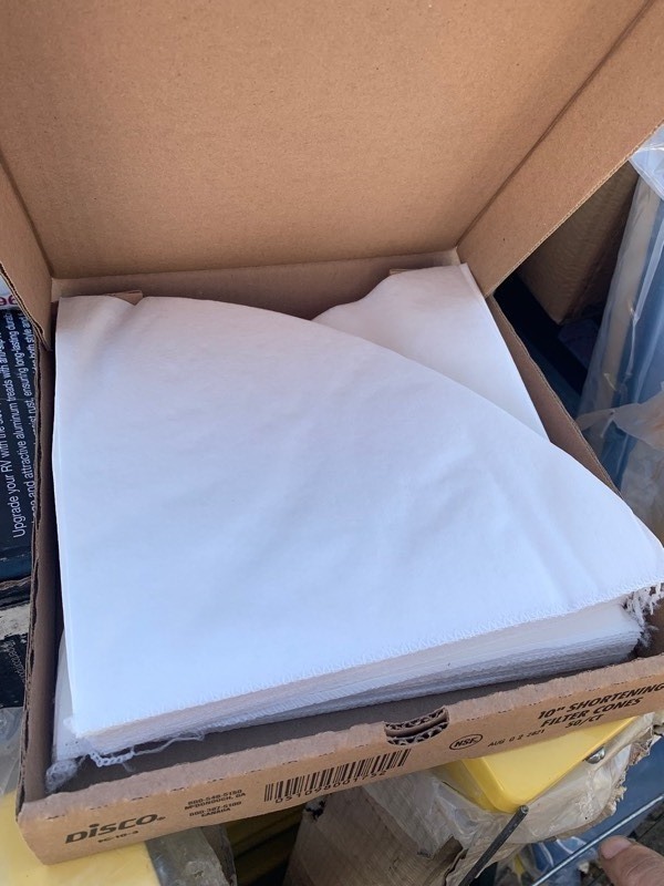 lot 111 image: 4 Cases of 50 Disco 10 Shortening Filter Cones