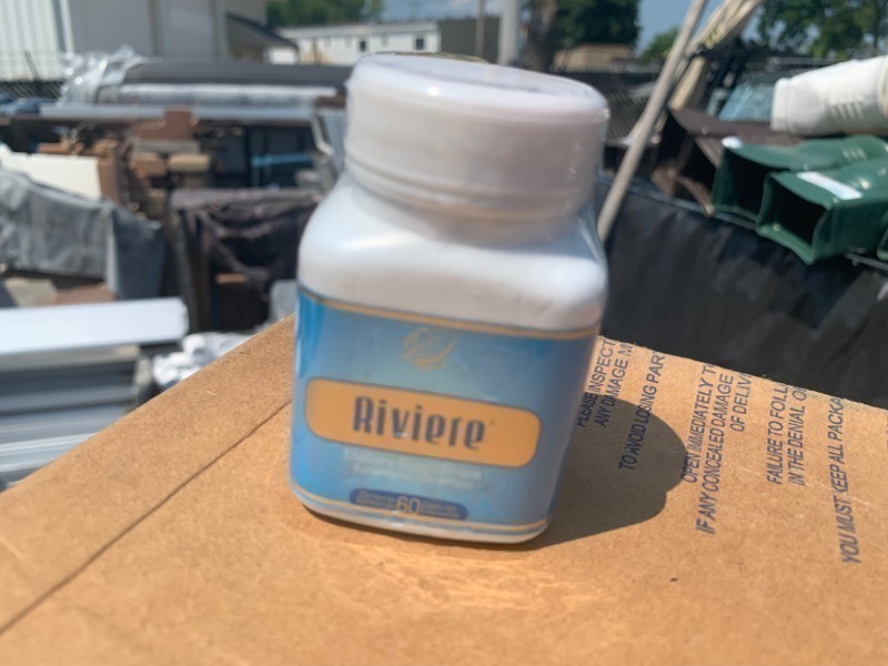 lot 1110 image: 10 Bottles of Riviere Dietary Supplement. Expiration July2023