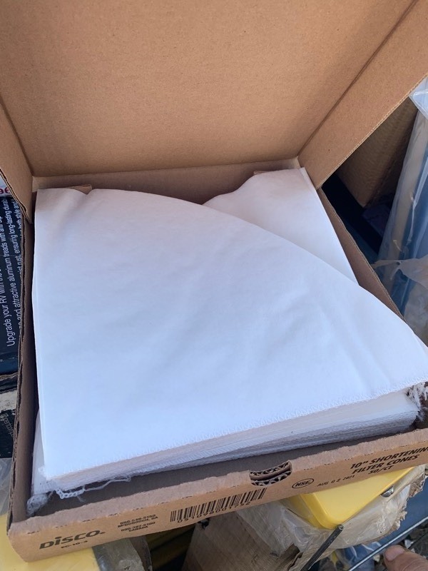 lot 113 image: 4 Cases of 50 Disco 10 Shortening Filter Cones