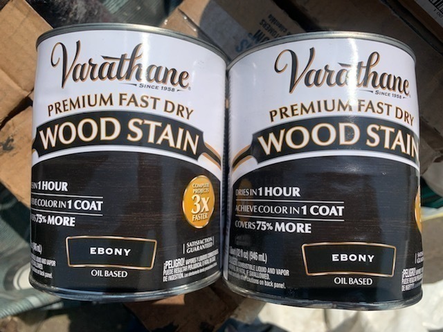 lot 1154 image: 2 Quarts of Rust Oleum Fast Drying Wood Stain