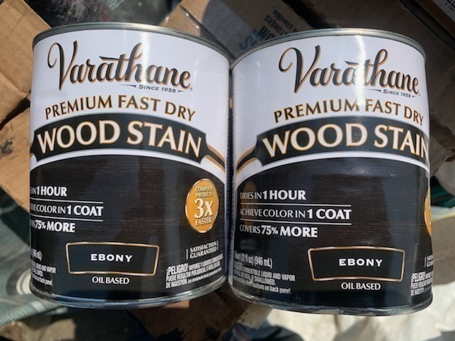 lot 1156 image: 2 Quarts of Rust Oleum Fast Drying Wood Stain