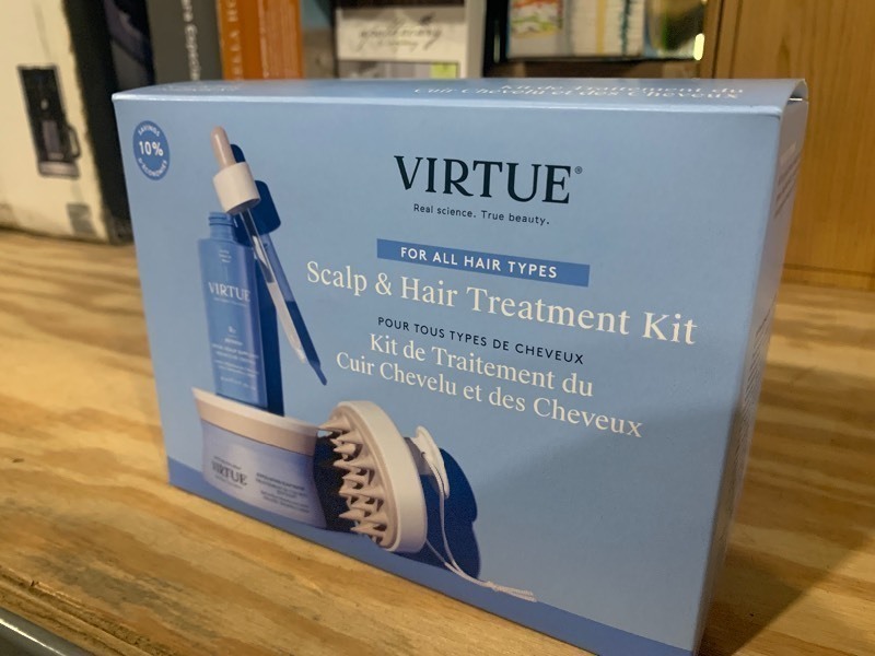 lot 117 image: New Virtue All Hair Types Scalp and Halr Treatment Kit