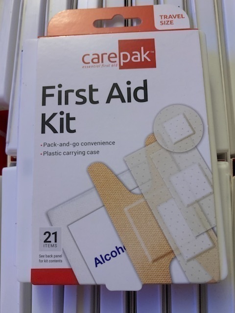 lot 1199 image: 5 Small First Aid Travel Box Kits