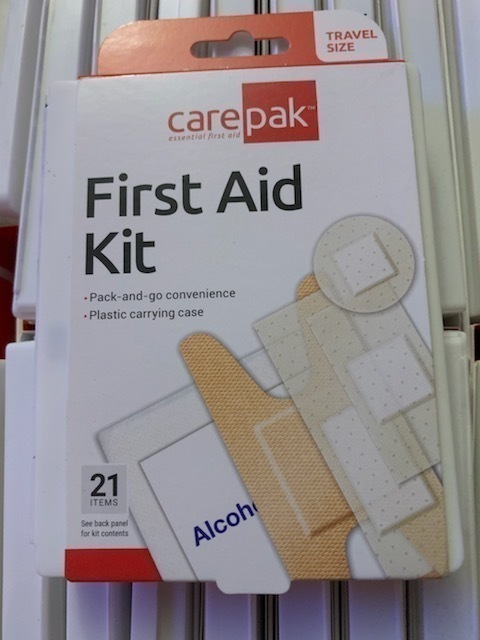 lot 1201 image: 5 Small First Aid Travel Box Kits