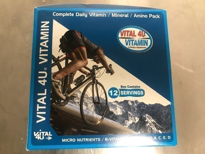 lot 135 image: Two boxes of sport vitamin packets each daily packet has multiple vitamins as pictured