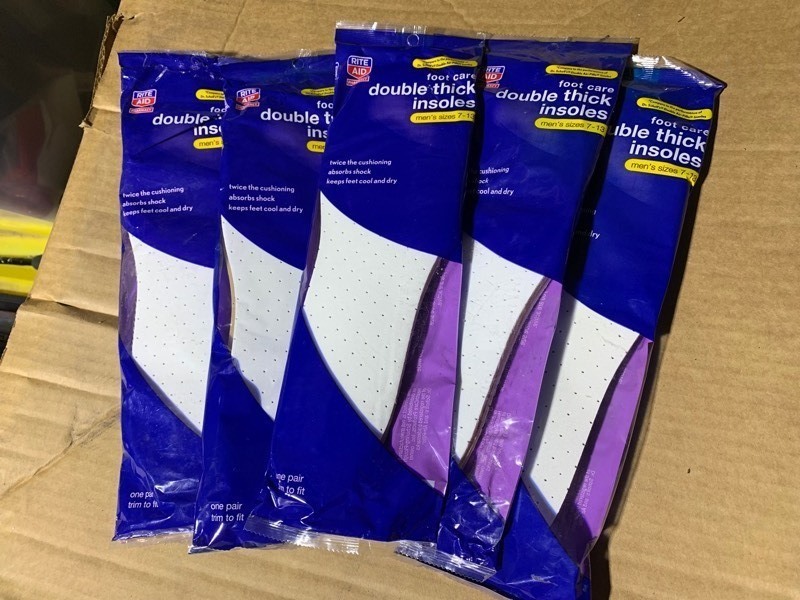 lot 159 image: 5 New Rite Aid Foot Care Double Thick Insoles