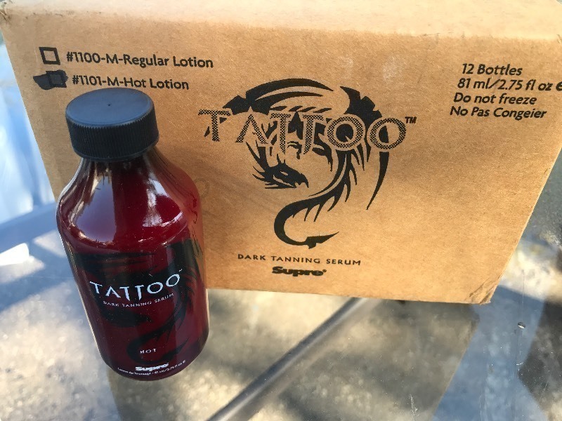 lot 161 image: 12 bottles of tanning lotion Sells on eBay for five dollars a bottle