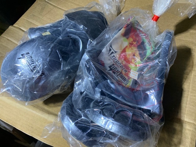 lot 172 image: 2 Brand New Pairs of Silver Lightning Proforce MMA Sparing Gloves size XL