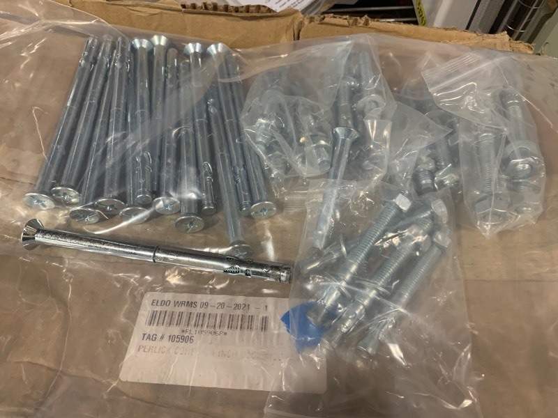 lot 179 image: Lot of 3 12 and 6 Anchor Bolts