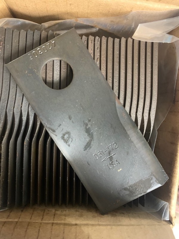lot 181 image: New Case of 25 Disk Mower Replacement Blades