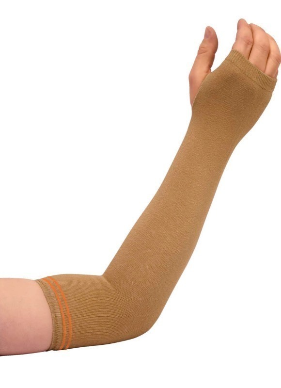 lot 187 image: New Lot of 5 Medline Protective Compression Arm Sleeve w Thumb Loop
