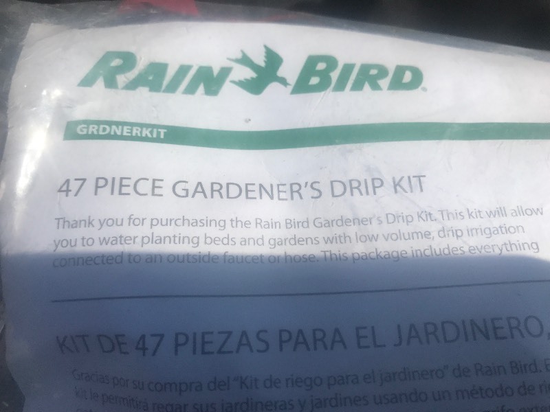 lot 202 image: Rainbird 47 piece gardeners Dripset