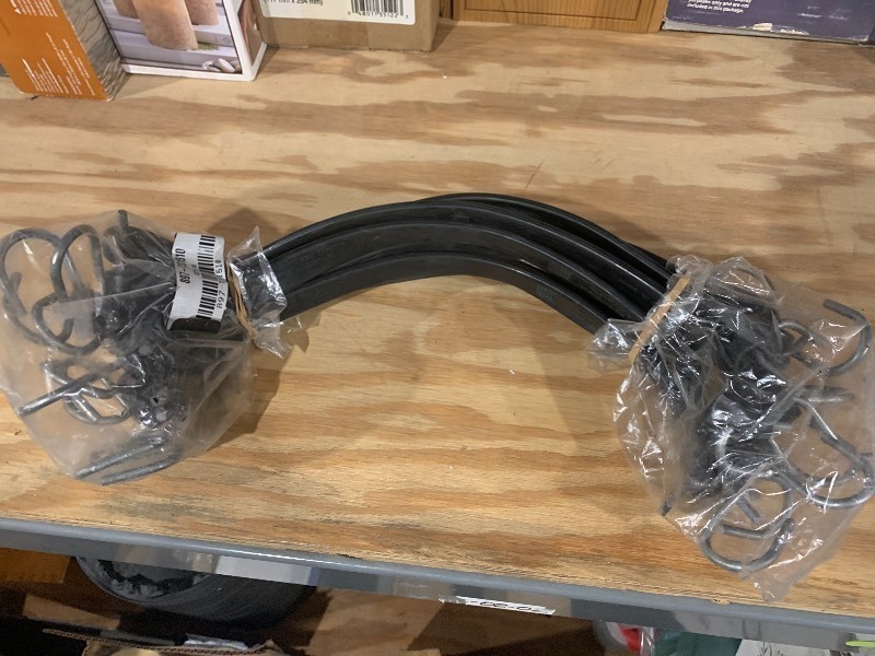 lot 107 image: New 10 Pack of 15 Tarp Strap w Hooks