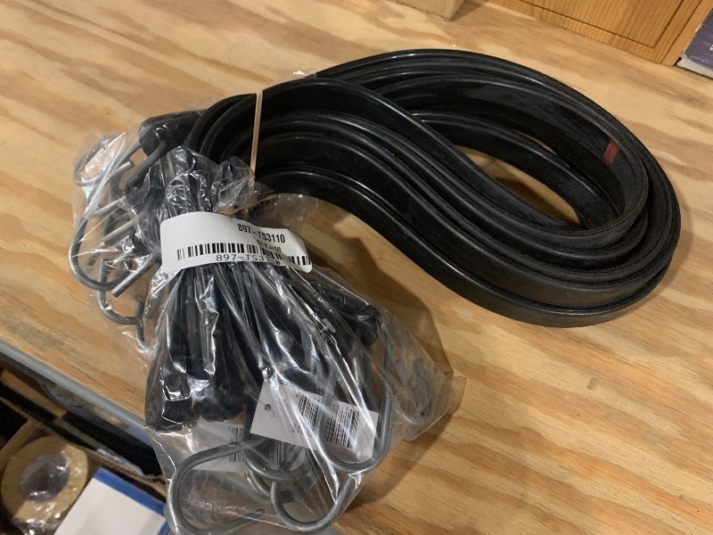 lot 108 image: New 10 Pack of 31 Tarp Strap w Hooks