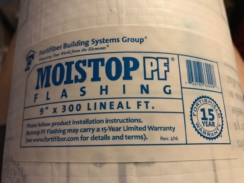 lot 294 image: Roll oh 9 x 300 Moistop PF Flashing