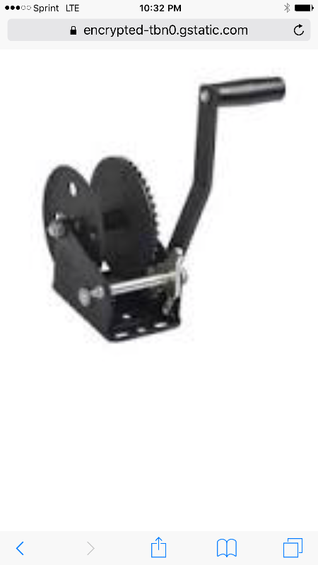 lot 310 image: New  manual winch