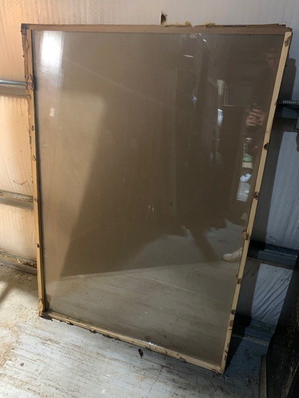 lot 376 image: 2 Panels 36x52 High Dollar Pieces of Glass