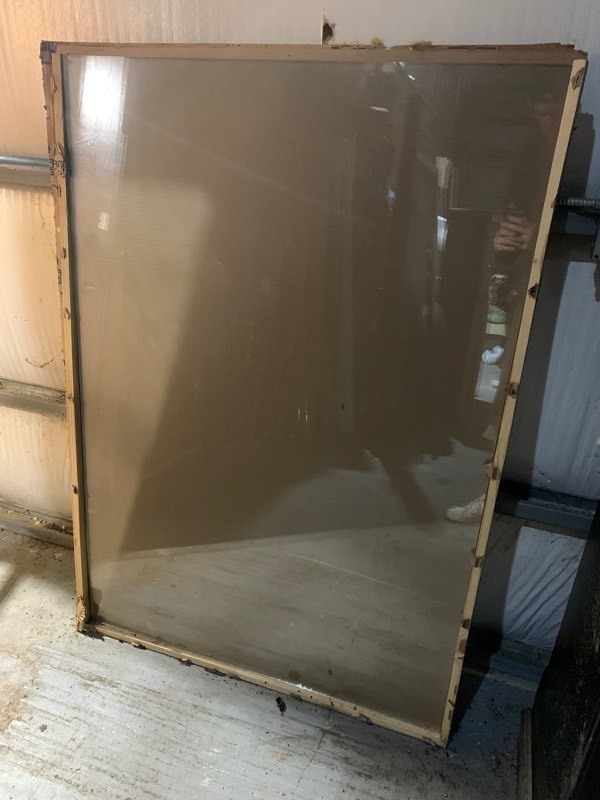 lot 377 image: 3 Panels 36x52 High Dollar Pieces of Glass