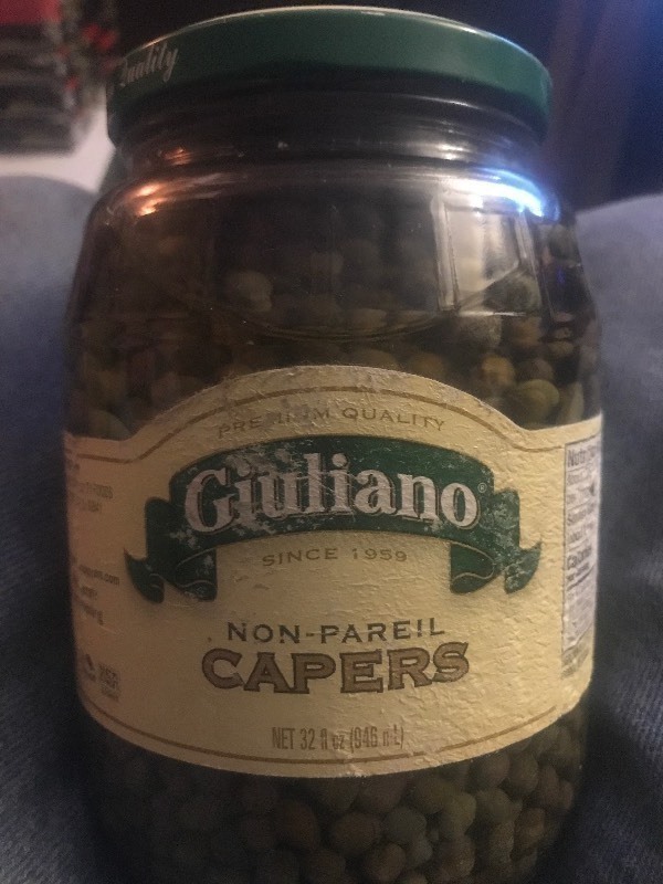 lot 550 image: Two 32oz Jars of Capers