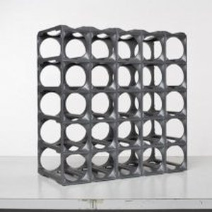 lot 5679 image: Stakrax - stackable, modular wine rack Case bottle set - silver $91.00