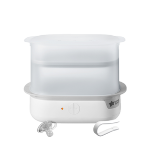 lot 5696 image: Tommee Tippee Advanced Steam Electric Sterilizer for Baby Bottles, Kills Viruses and 99.9% of Bacteria, 5-Minute Sterilization Cycle