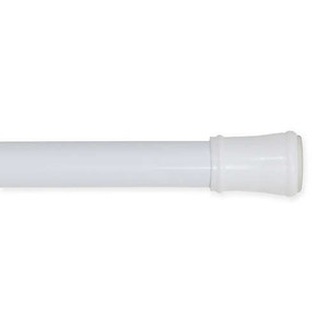 lot 5700 image: Equip Your Space Superior Hold 86-Inch Tension Rod in Stainless Steel