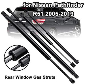 lot 5702 image: MYDH Car Support Rod 2pcs Car Rear Window Tailgate Boot Gas Struts Support Bar for Nissan Pathfinder R51 2005-2012