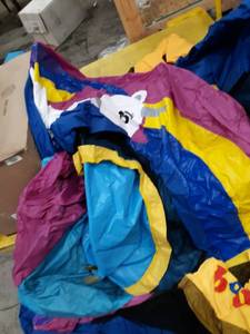 lot 5716 image: Bounceland Rainbow Unicorn Bounce House