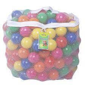 lot 5722 image: Click N Play Pack of 200 Phthalate Free BPA Free Crush Proof Plastic Ball, Pit Balls - 6 Bright Colors in Reusable and Durable Storage Mesh Bag with Zippe