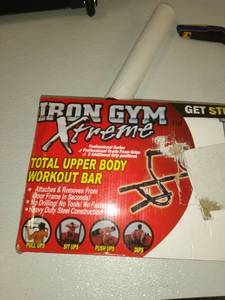 lot 6910 image: Iron Gym Xtreme Extreme Professional Series Pro Fit Home Gym Workout Pull Up Bar