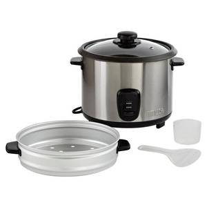 lot 6914 image: IMUSA 10-Cup Rice Cooker with Steamer Tray